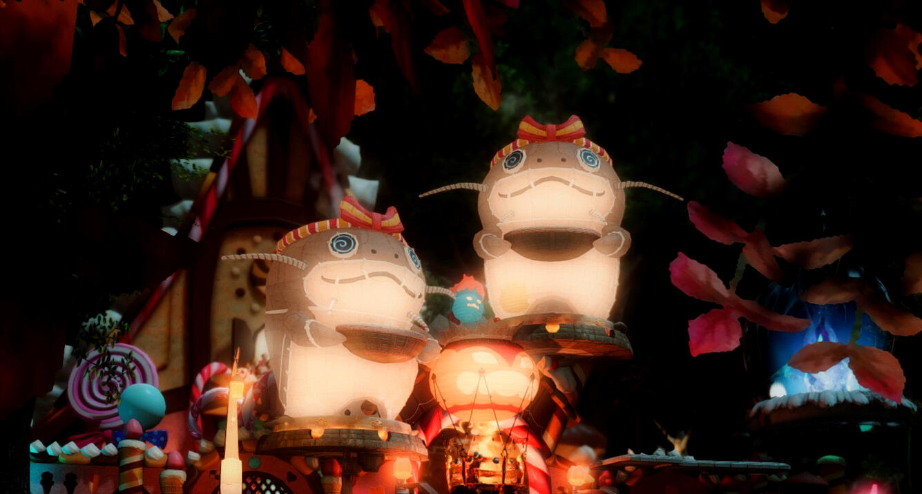 Once upon a time, there are two namazus called Hansel and Gretel. They live in the candy house and welcome for every visitors from all over the world.
